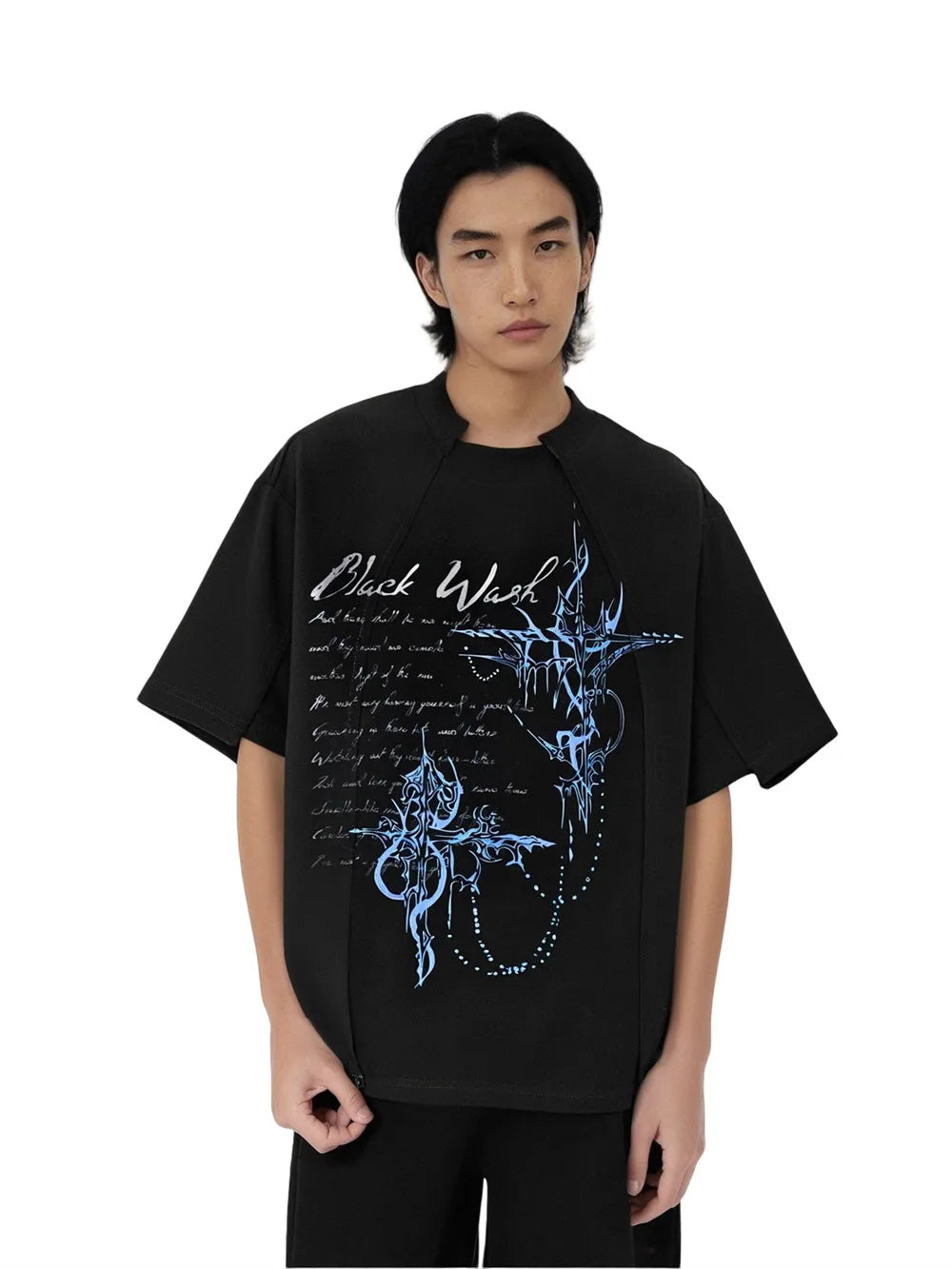 Retro Totem Print Short Sleeve T-Shirt