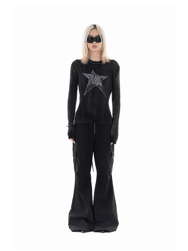 Retro Stars Long Sleeve Sweater