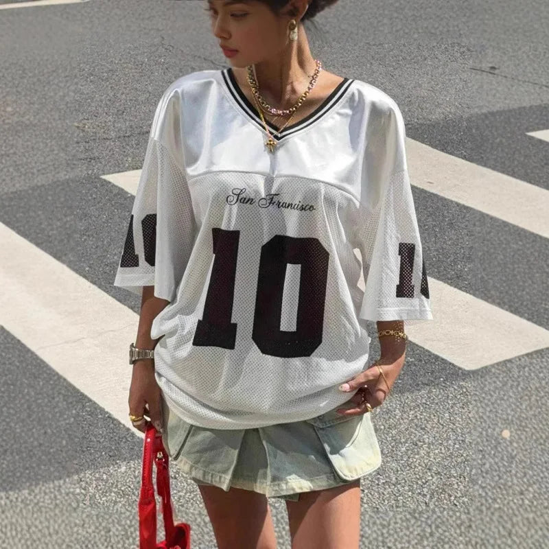 Spice Girl Letter Printing Casual T-Shirt