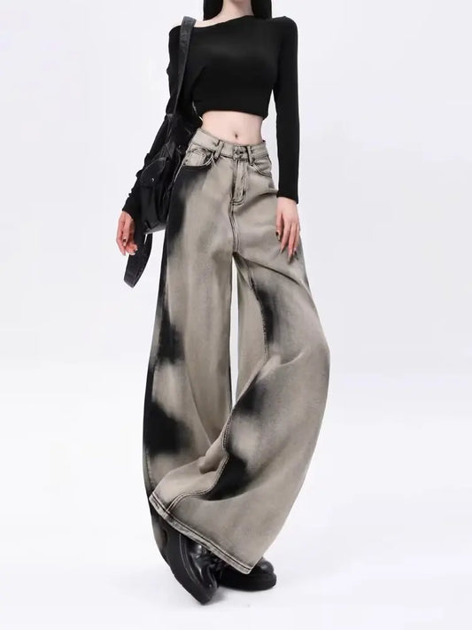 Stylish Vintage Tie Dye Jeans