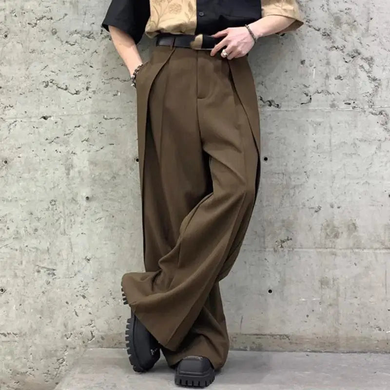 Solid Color Loose Korean Style Pants