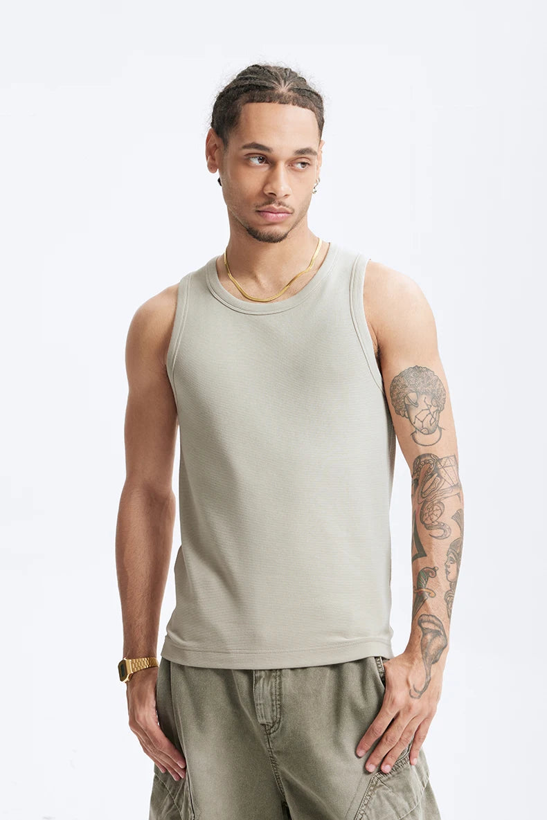 Navy Slim Fit Heavyweight Stretch T-Shirt