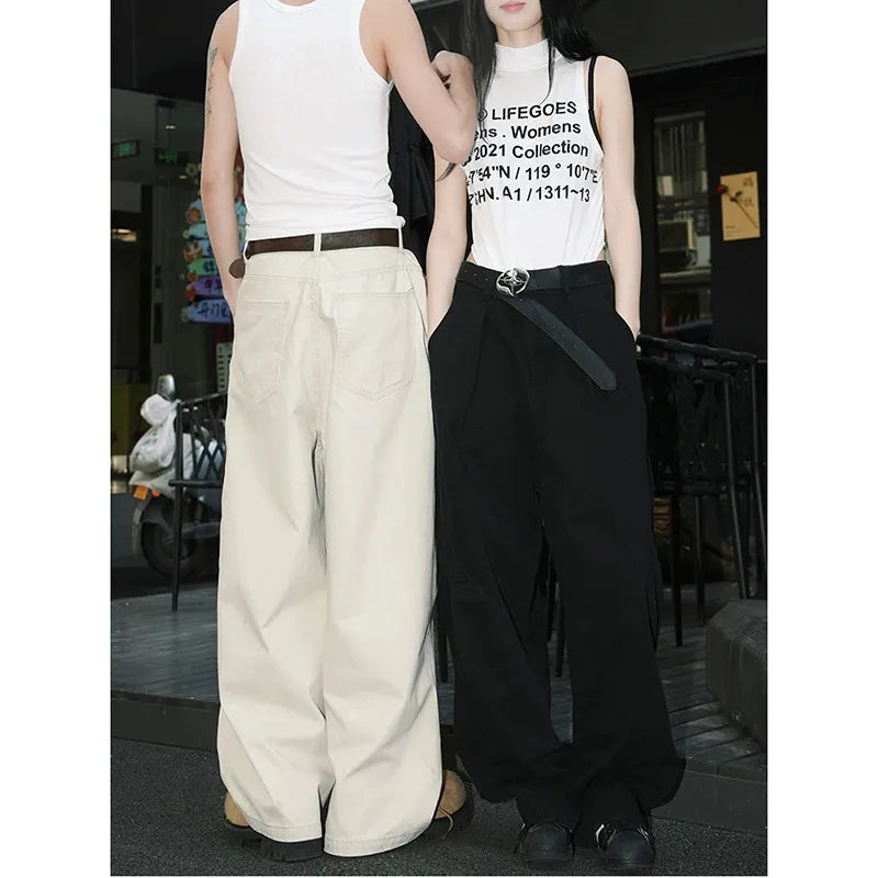 Black Slimming Wide Leg Pants