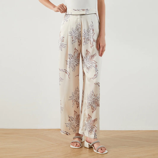 Luxury High Waist Wide Leg Pants