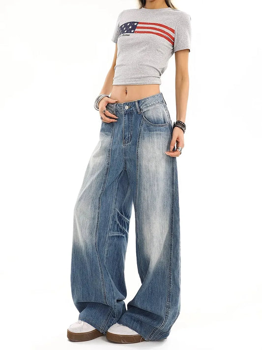 Vintage High Waist Leg Jeans