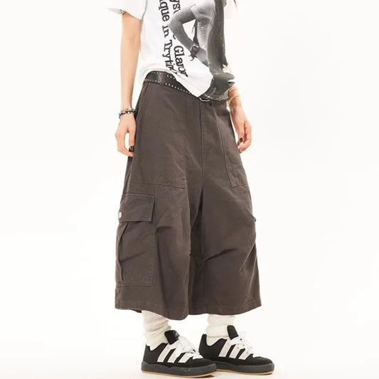 American Retro Multi-Pocket Denim Jorts