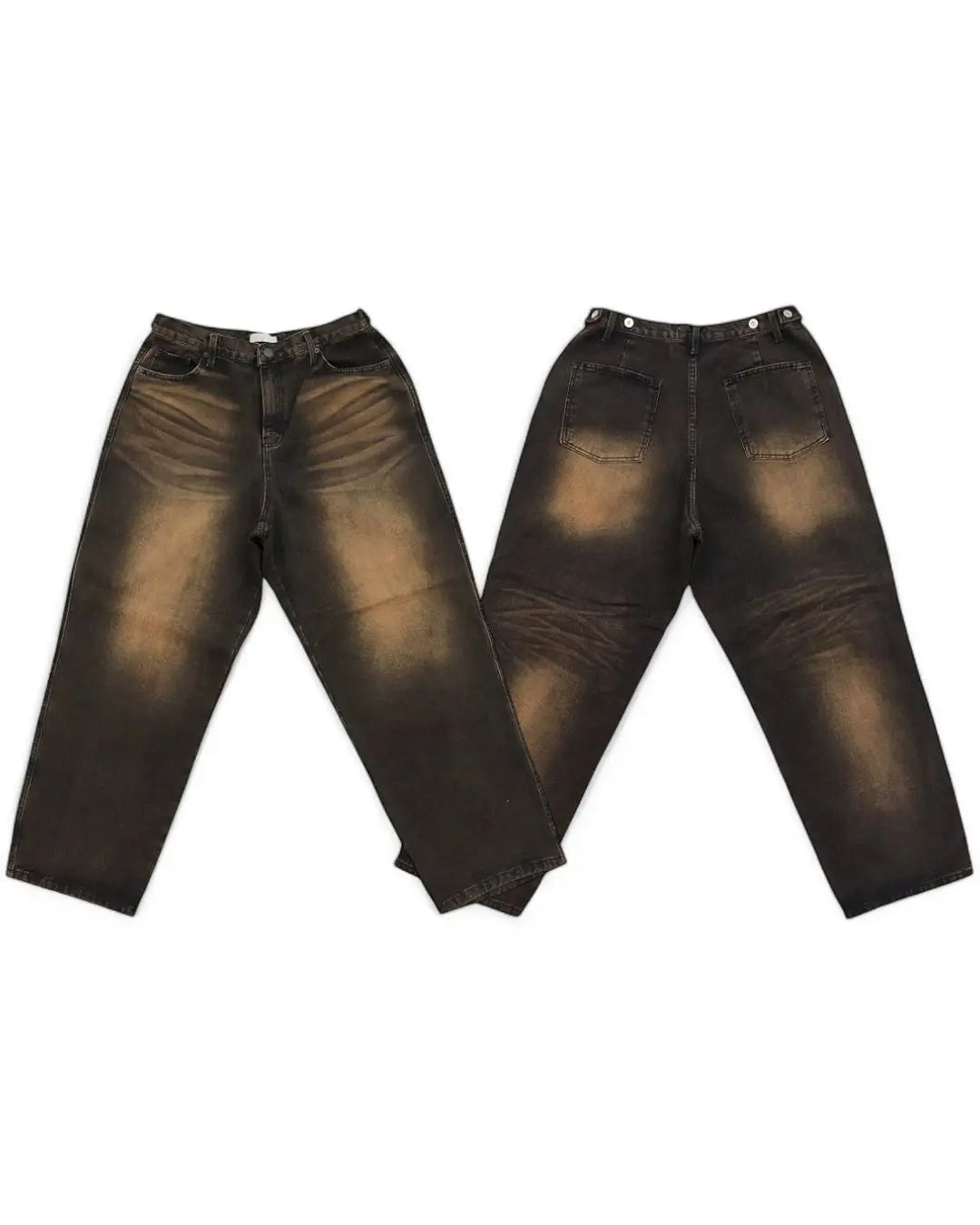Retro Punk Baggy Low Waisted Jeans