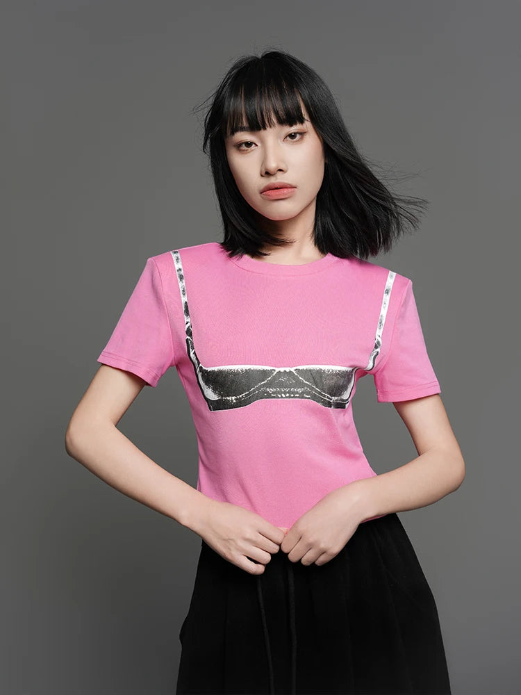 Vintage American Short Sleeve Womens T-Shirt