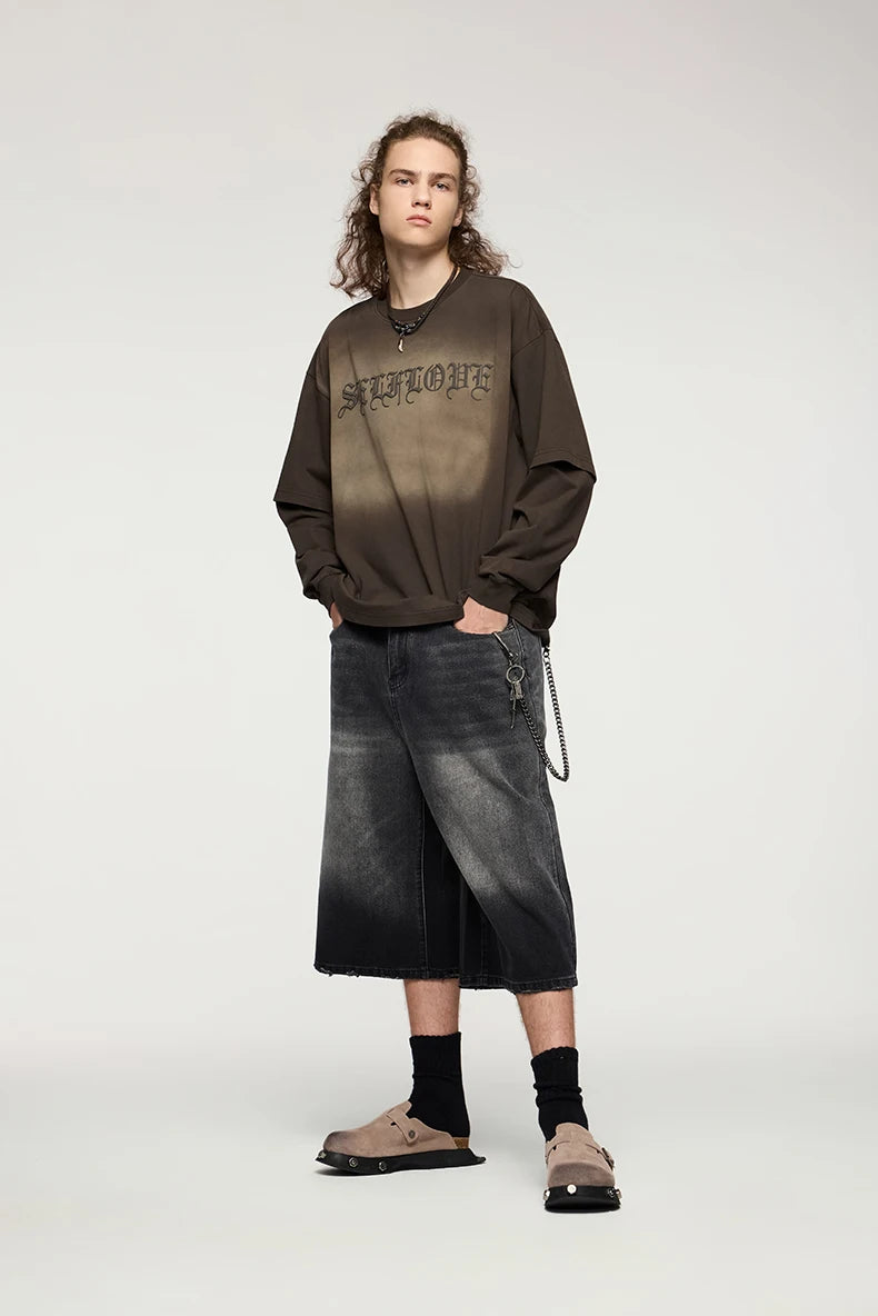 Inflation 3D Puff Printed Layered T-Shirt
