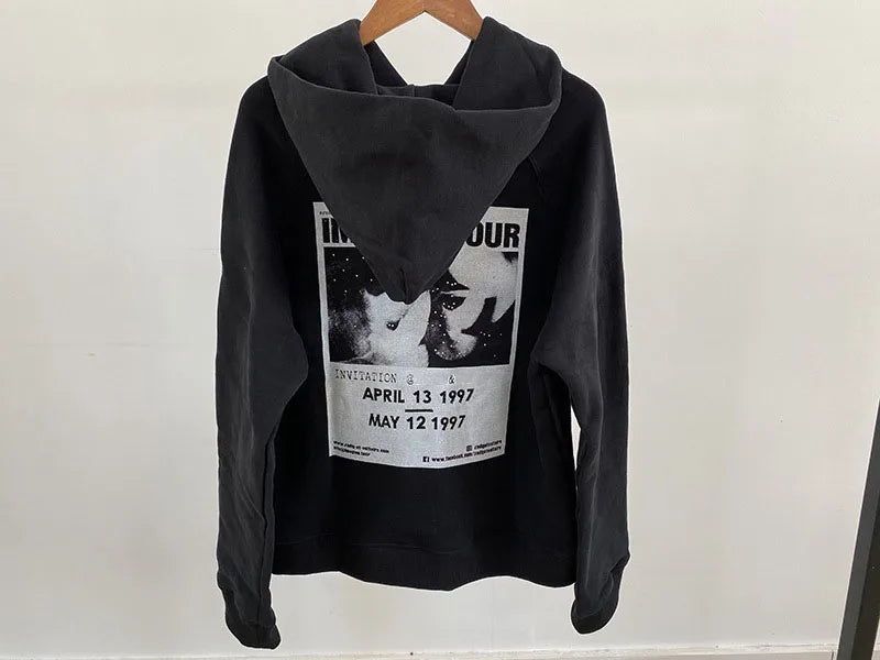 Cotton Raglan Wing Detail Hoodie Shirt