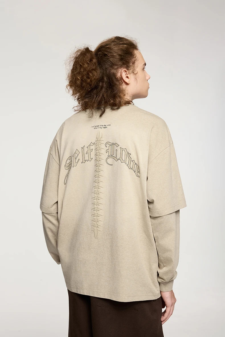 Inflation 3D Puff Printed Layered T-Shirt