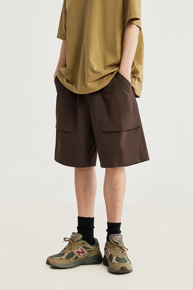 Breathable Lightweight Elastic Cargo Shorts