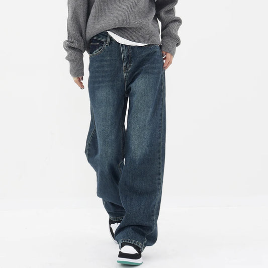 Vintage High-Waist Leg Jeans