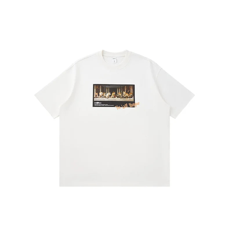 Funny Shiba Print Cotton T-Shirt