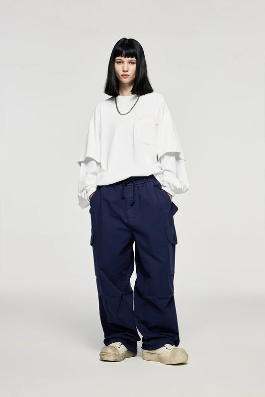 Minimalist Oversized Long Sleeve T-Shirt