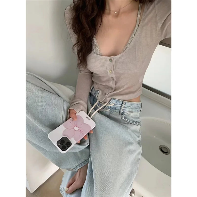 Vintage American High Waist Wide Jeans