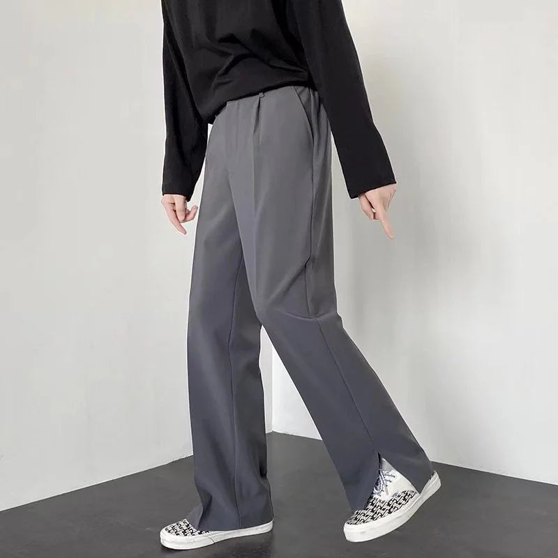 Classic Wide Leg Suit Pants