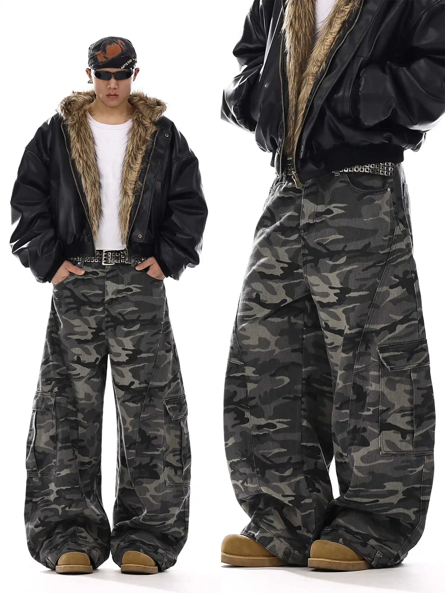 High Quality Trendy Wide Leg Jeans