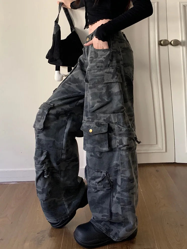 Trashy Y2K Camo Cargo Pants