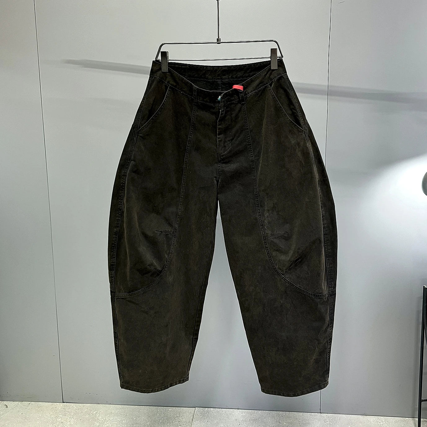 Brown Vintage Korean Wide Leg Jeans