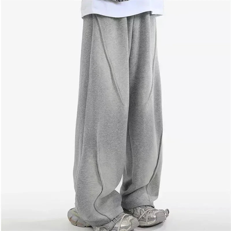 Autumn Pleated Straight Pants