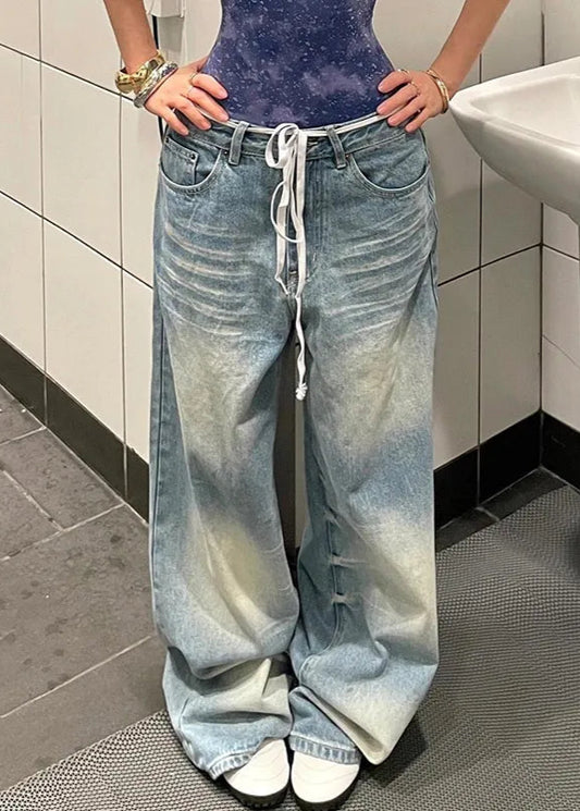 Vintage High Waist Faded Jeans