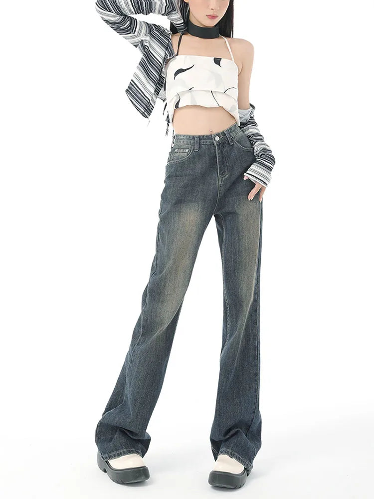 Vintage High Waist Flare Jeans