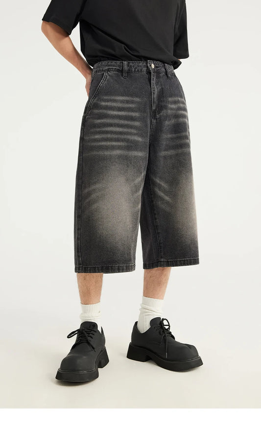 Trendy Inflation Washed Hip Hop Shorts