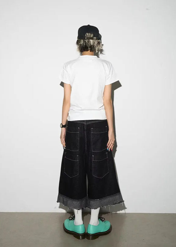 Vintage Black Baggy Y2K Gothic Jeans