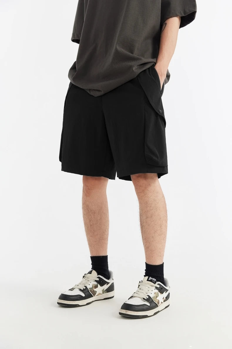 Plaid Stretch Sports Shorts