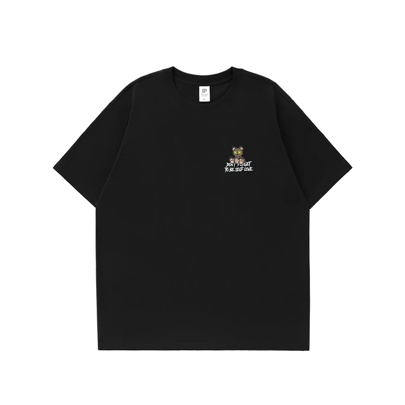 American Street Graffiti Print Oversized T-Shirt