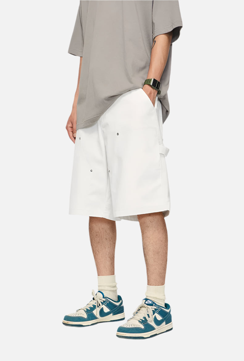 Premium Solid Color Wide Leg Shorts