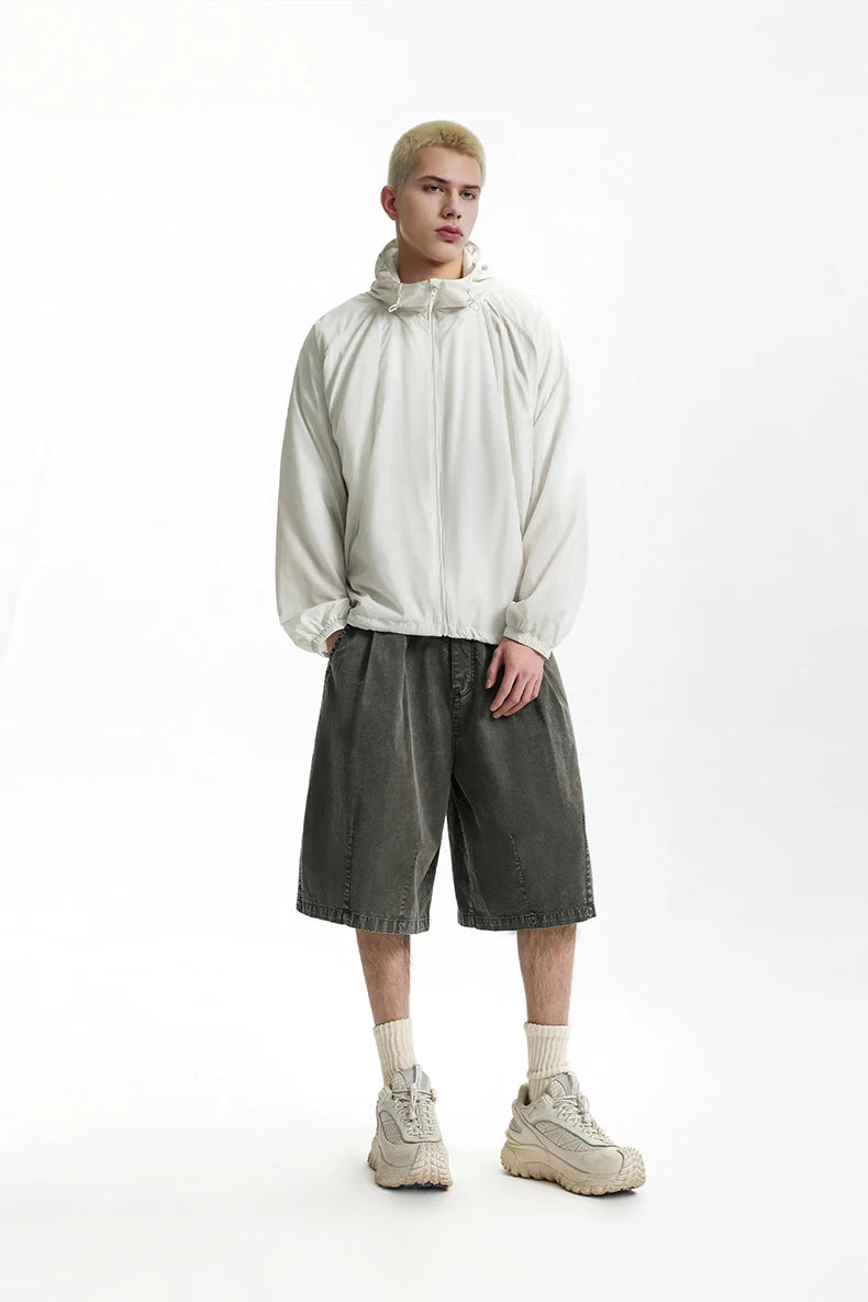 American Style Washed Cargo Shorts