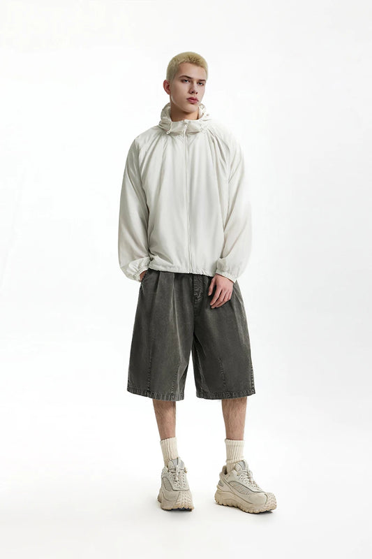American Style Washed Cargo Shorts