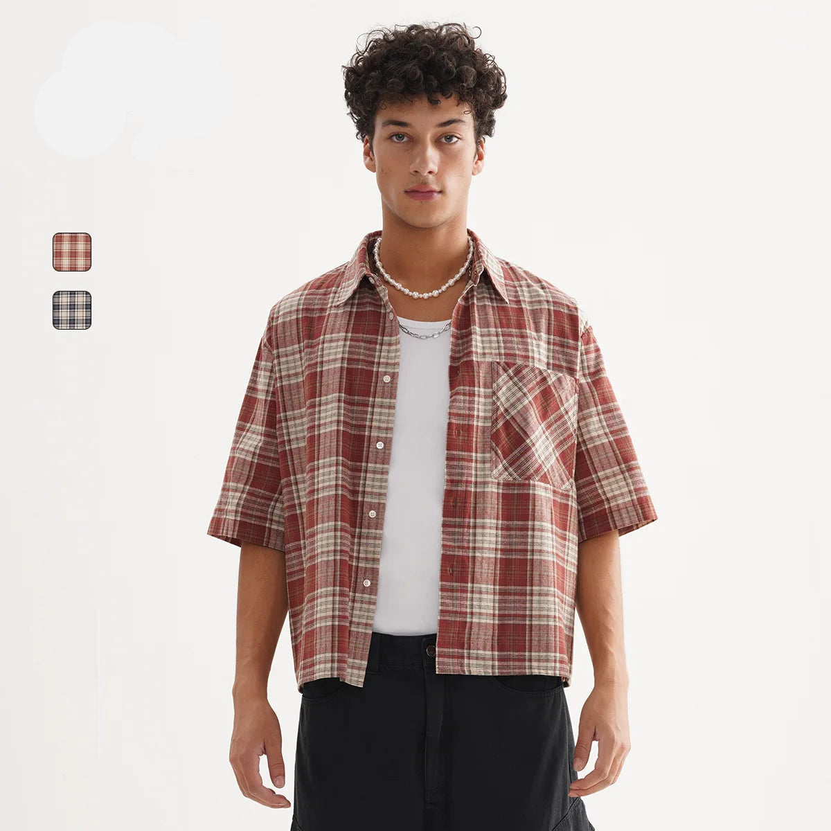 Viya High Quality Checkered Button-Down Shirt