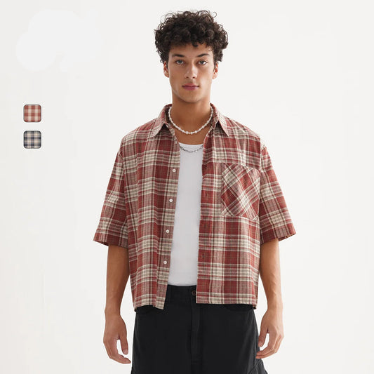 Viya High Quality Checkered Button-Down Shirt