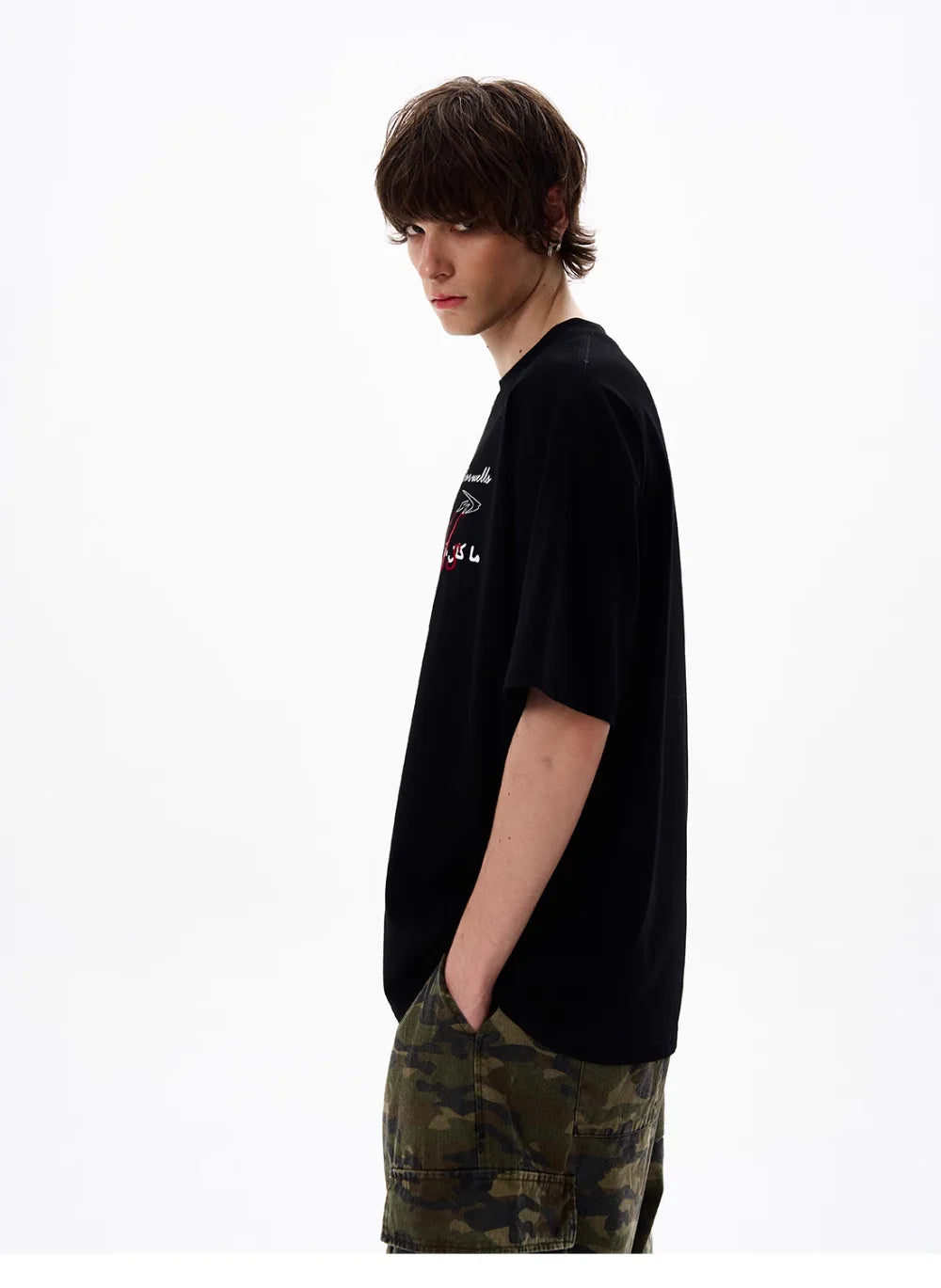 Embroidered Vintage Summer Cotton T-Shirt