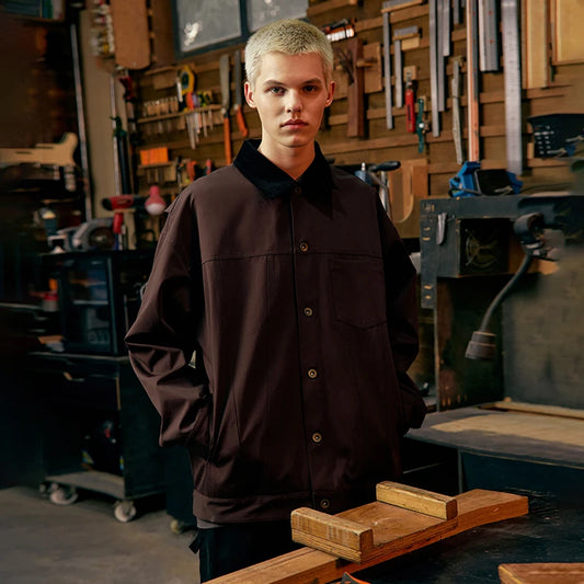 Durable Detroit Cargo Jacket with Corduroy