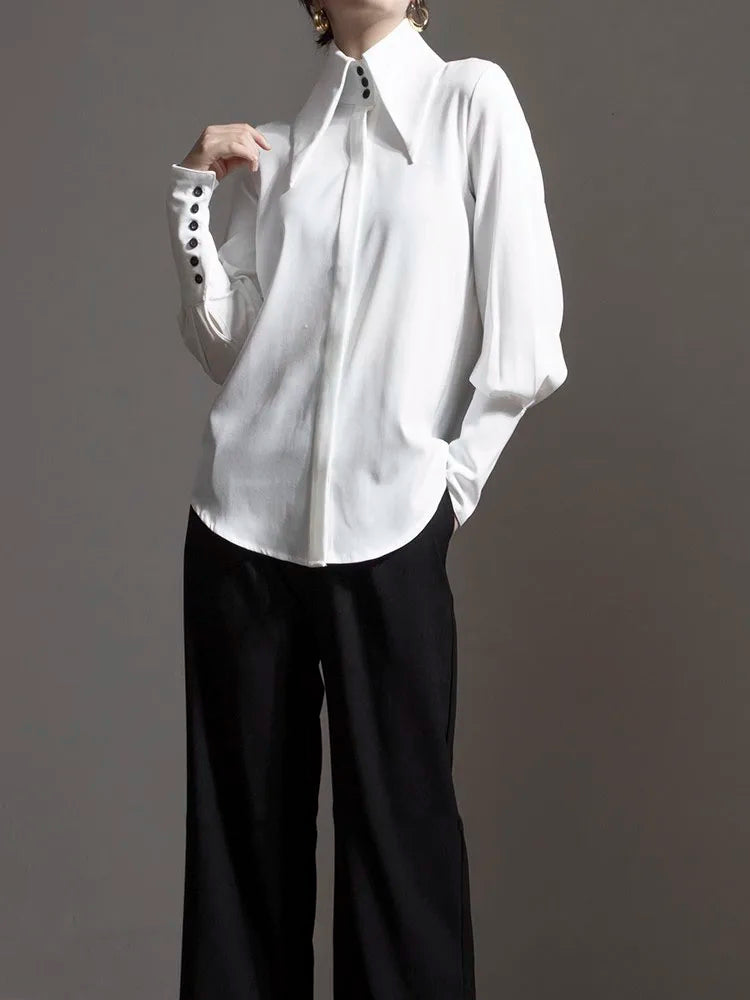 Autumn Chic Long Sleeve Polo Shirt