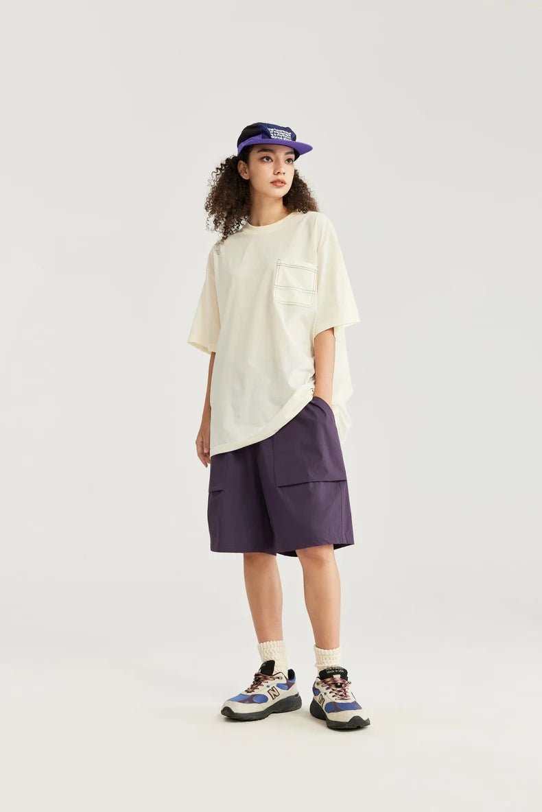 Breathable Lightweight Elastic Cargo Shorts