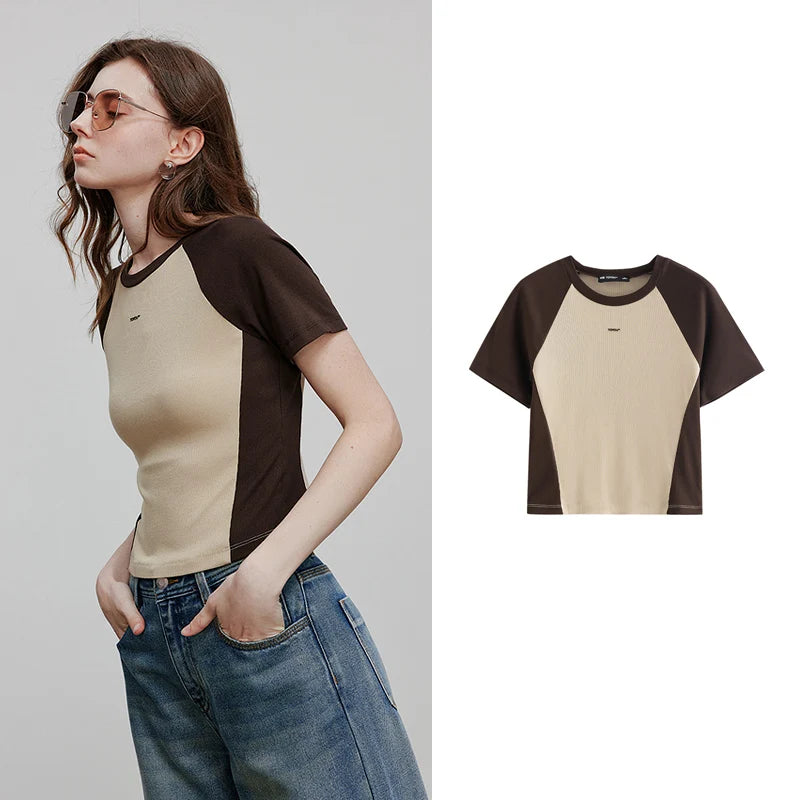 Chic Short Sleeve Floral Print T-Shirt