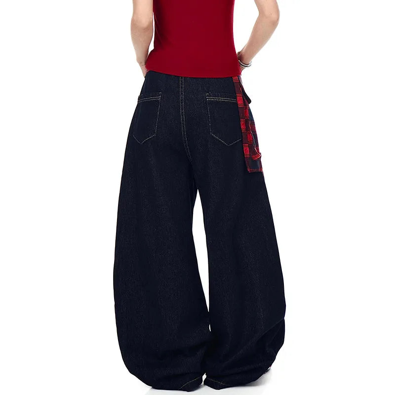 Light Blue Oversize Wide Leg Jeans