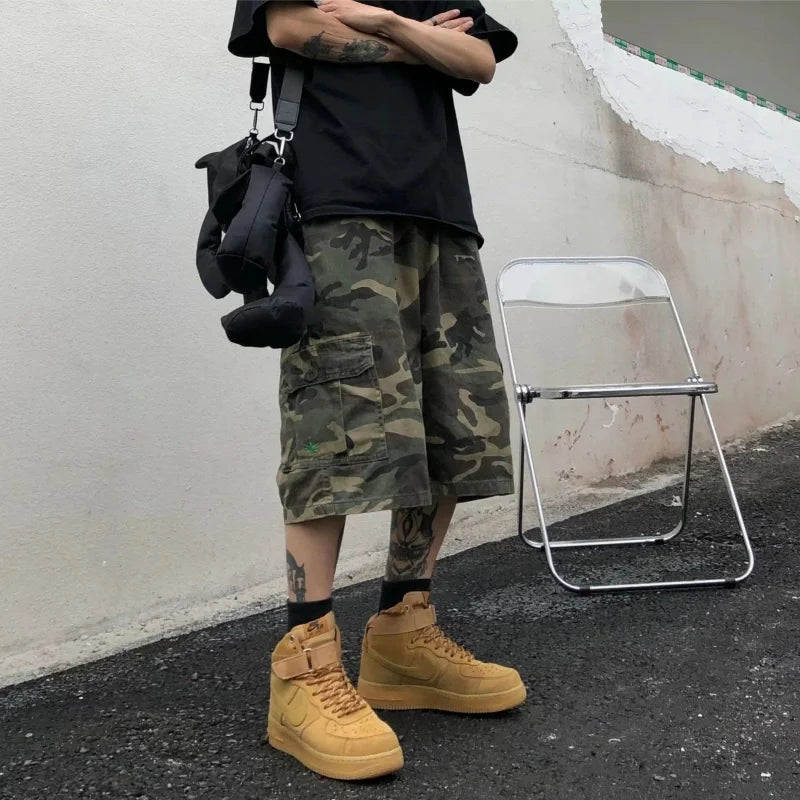 Camouflage Cargo shorts Vintage Y2K