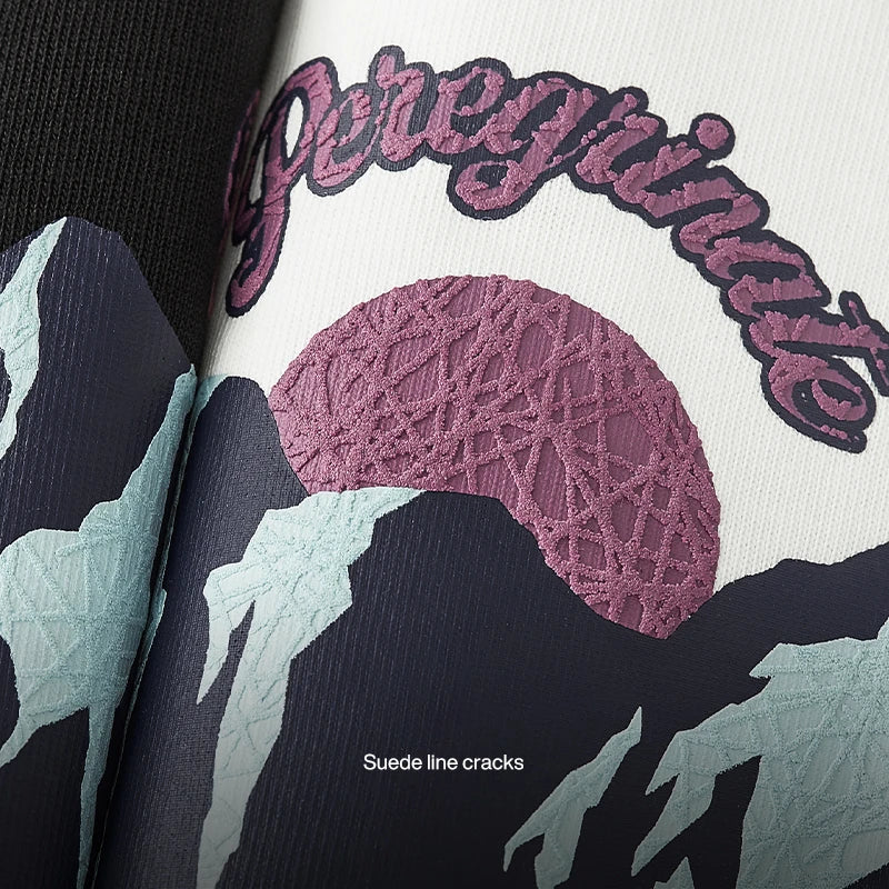 Mountain Graphic Oversize Casual T-Shirt