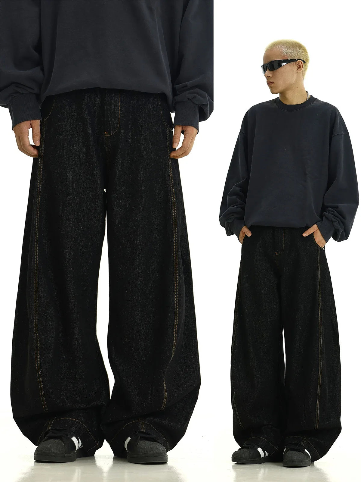 High Quality Trendy Wide Leg Jeans