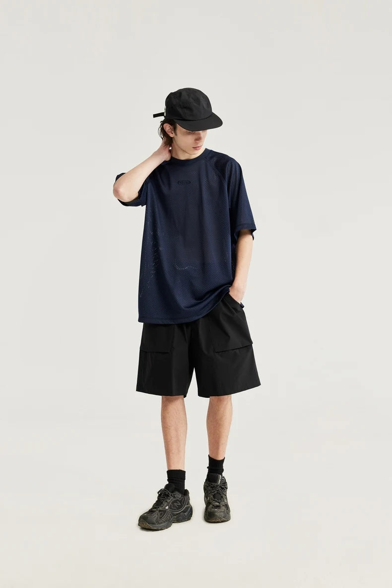 Breathable Lightweight Elastic Cargo Shorts
