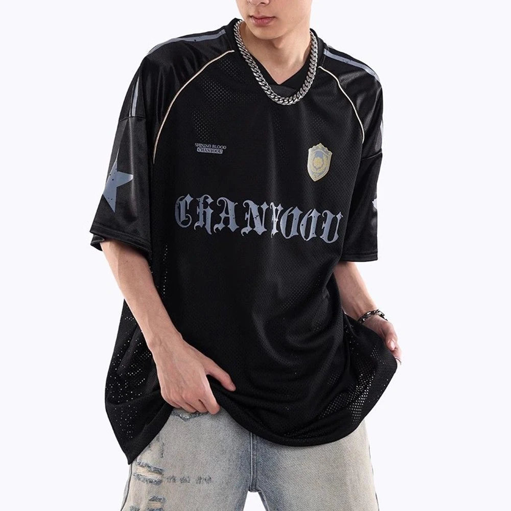 Breathable Retro Hip Hop Sports T-Shirt