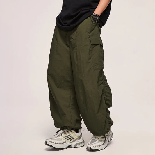 Loose Fit Wide Leg Cargo Pants