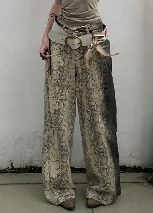 Retro High Waist Loose Fit Jeans