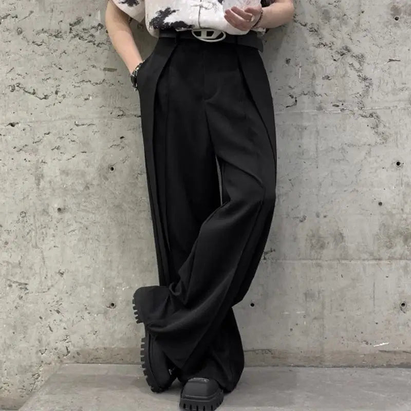 Solid Color Loose Korean Style Pants